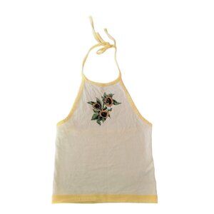 Sunflower Halter Top